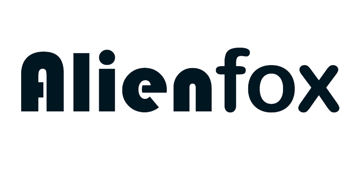Alienfox Technologies Logo | Dark Theme
